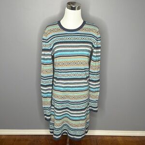 Sherpa Adventure Gear wool sweater dress long sleeve size Medium